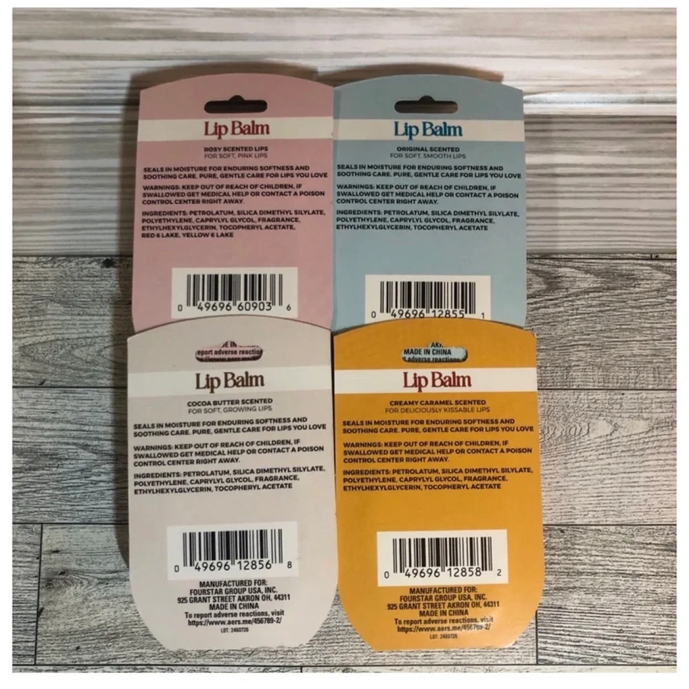 BPure lip balms